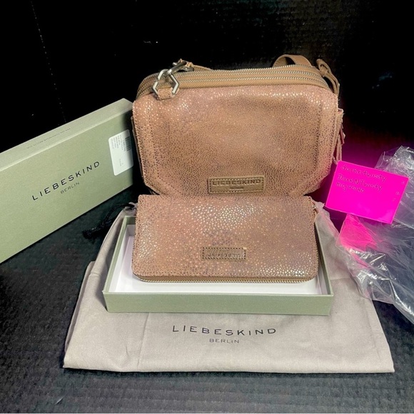 BNWT LIEBESKIND 4 Compartment Crossbody  and Matching Wallet RARE SET - Picture 16 of 16